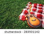 Picnic With Guitar Music On...