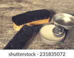 Shoe Care. Shoe Wax And Brushes ...