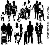 family vector  clothes detail  | Shutterstock .eps vector #8520982