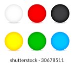 balls different colors vector...