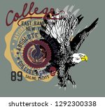 eagle team college style vector ... | Shutterstock .eps vector #1292300338