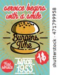fast food banner | Shutterstock .eps vector #471799958
