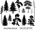 Photo of pine tree shapes | Free christmas images