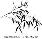 Illustration With Black Bamboo...