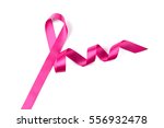 pink ribbon over white... | Shutterstock . vector #556932478