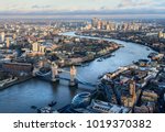 Arial View Of London With The...