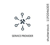 Service Provider Icon. Simple...