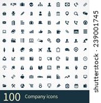 company icons vector set | Shutterstock .eps vector #239001745