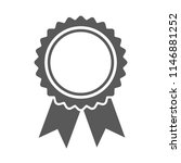 ribbons award isolated on white ... | Shutterstock .eps vector #1146881252