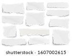set of paper different shapes... | Shutterstock .eps vector #1607002615