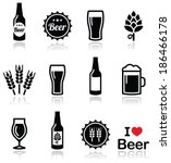 Beer Vector Icons Set   Bottle  ...