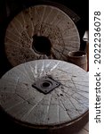 Old Stone Grist Mill Wheels...