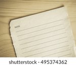 Vintage Looking Blank Notebook...