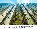 Exterior of modern architecture. Building abstract background