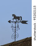 Horse As A Weather Vane On A...