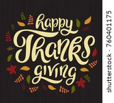 Happy Thanksgiving Lettering....