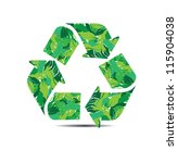 vector illustration of recycle... | Shutterstock .eps vector #115904038