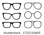 optical graphic set of isolated ... | Shutterstock . vector #1722110605