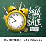 back to school sale concept... | Shutterstock .eps vector #1614063712