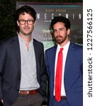 Small photo of Micah Bloomberg, Eli Horowitz arrive at the Amazon Prime Video TV Show Premiere for Homecoming at the Regency Bruin Theatre, Los Angeles, California. October 24, 2018.