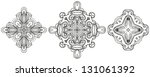 snowflake design elements | Shutterstock .eps vector #131061392