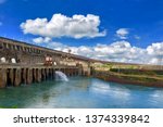 Small photo of Itaipu hydroelectric power station in Foz do Iguacu, Parana, Brazil. Capacity 12. 600 megawatts.