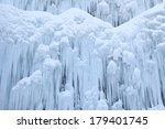 Ice Wall In Winter