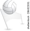 Broken Wall With Volleyball Stock Vector Illustration 29803510 ...